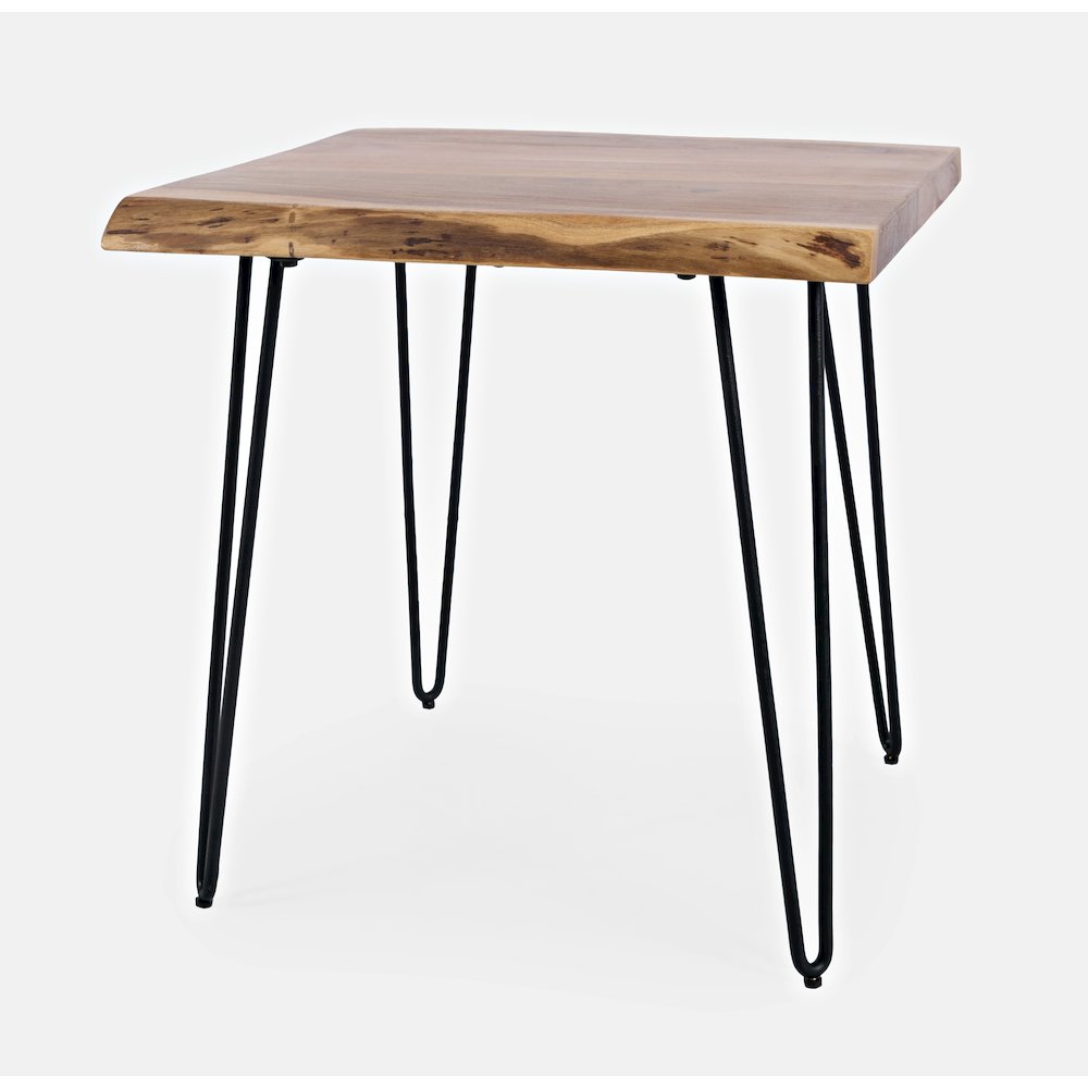 Nature's Edge 24'' Solid Acacia Square End Table. Picture 2