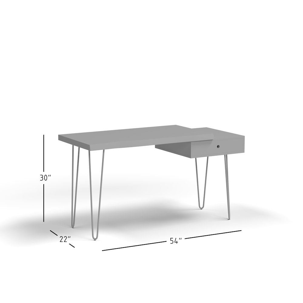 Nature's Edge Solid Acacia Desk with Drawer. Picture 8