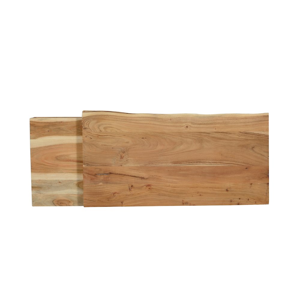 Nature's Edge Solid Acacia Desk with Drawer. Picture 6