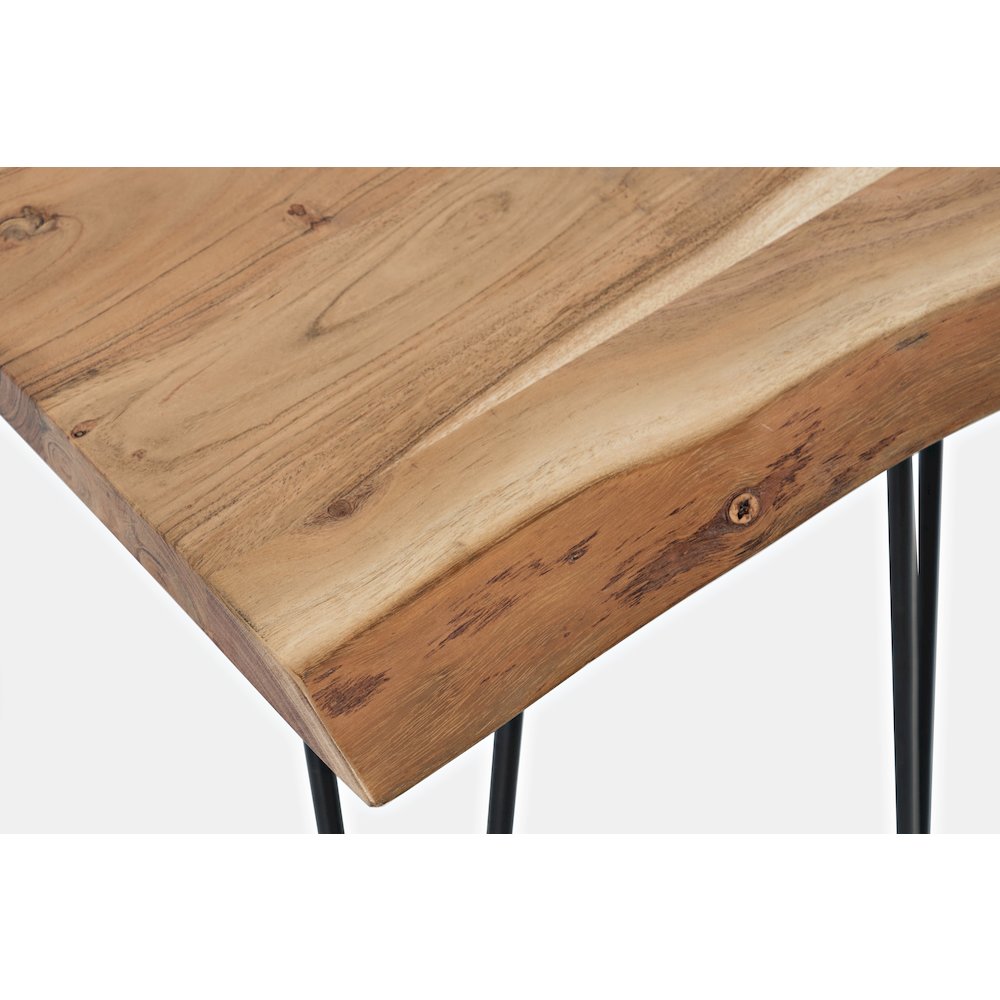 Nature's Edge Solid Acacia Chairside Table. Picture 4