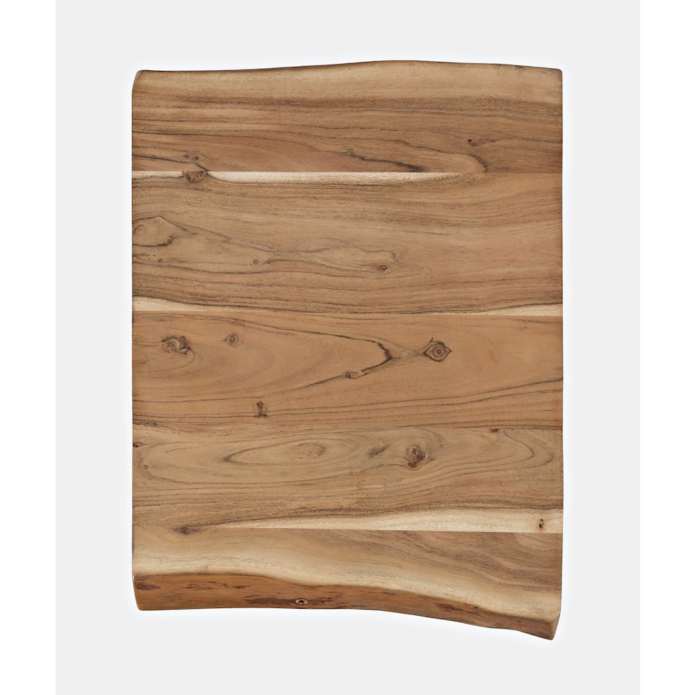Nature's Edge Solid Acacia Chairside Table. Picture 5