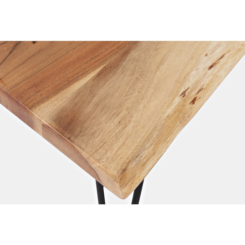Nature's Edge 48'' Modern Solid Wood Live Edge Bench. Picture 4