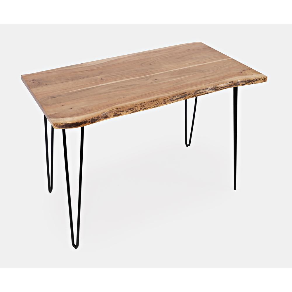 Brown Acacia and Metal Counter Height Dining Table for Kitchen or Dining Room. Picture 2