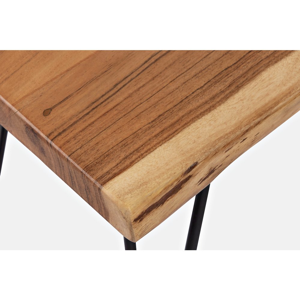 Nature's Edge 70" Solid Acacia Bench. Picture 3