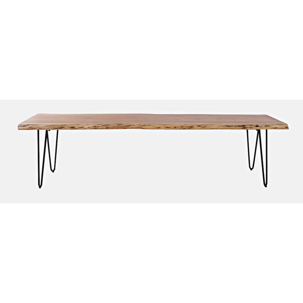Nature's Edge 70" Solid Acacia Bench. Picture 1