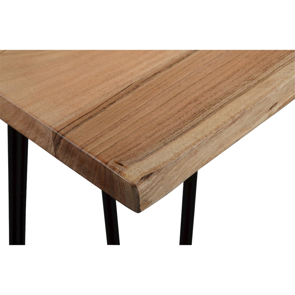Nature's Edge Solid Acacia Counter Height Sofa Dining Table. Picture 3
