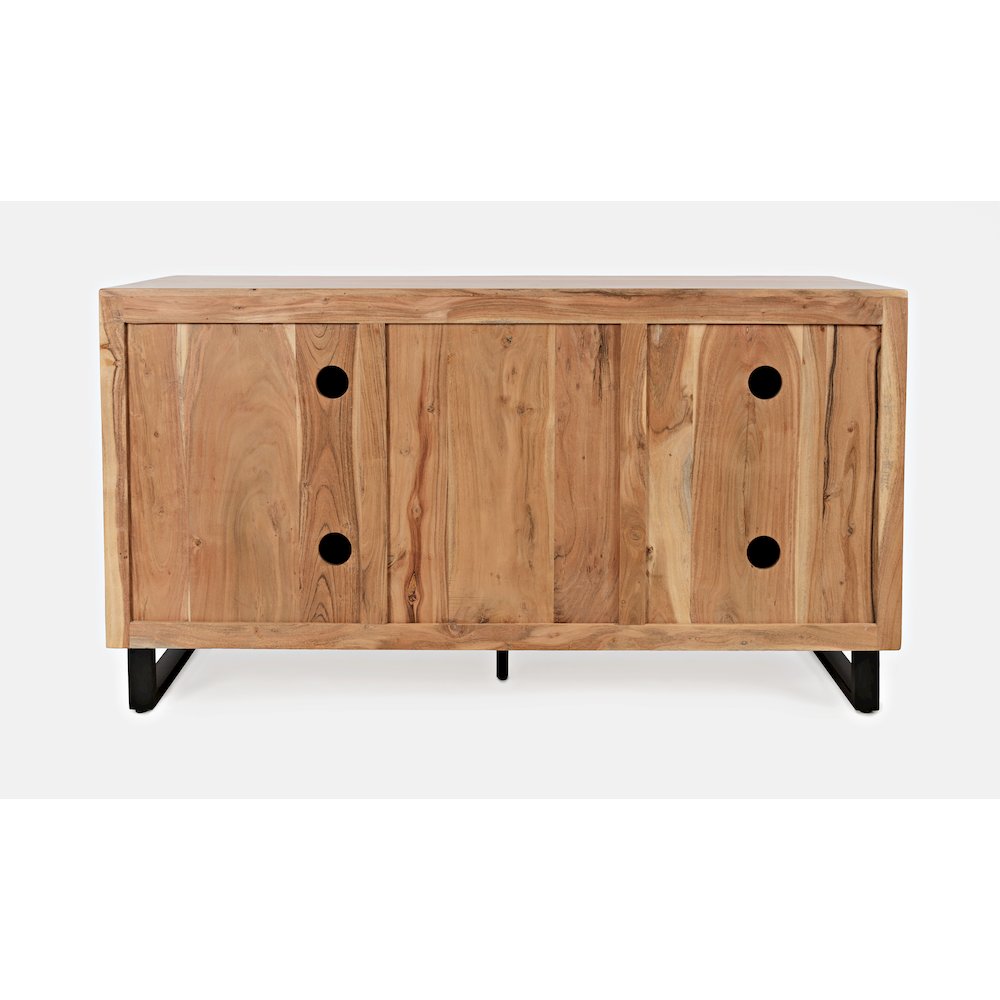 Geometrix 63" Modern Abstract Cube Style Accent Cabinet. Picture 9