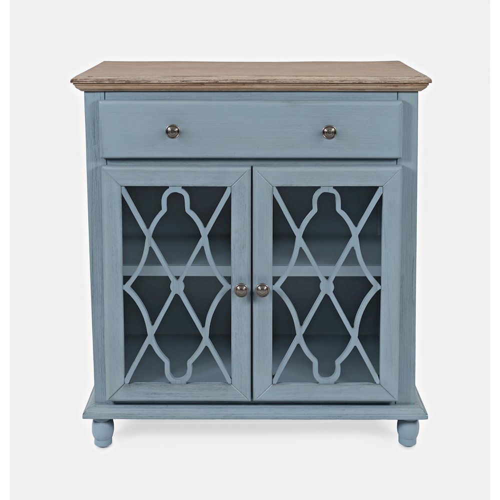 Aurora Hills Country Wire-Brushed 2 Door Accent Chest. Picture 1