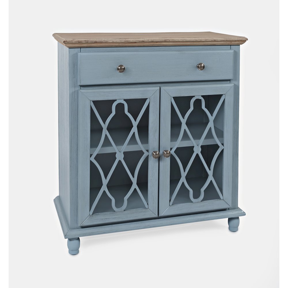 Aurora Hills Country Wire-Brushed 2 Door Accent Chest. Picture 3