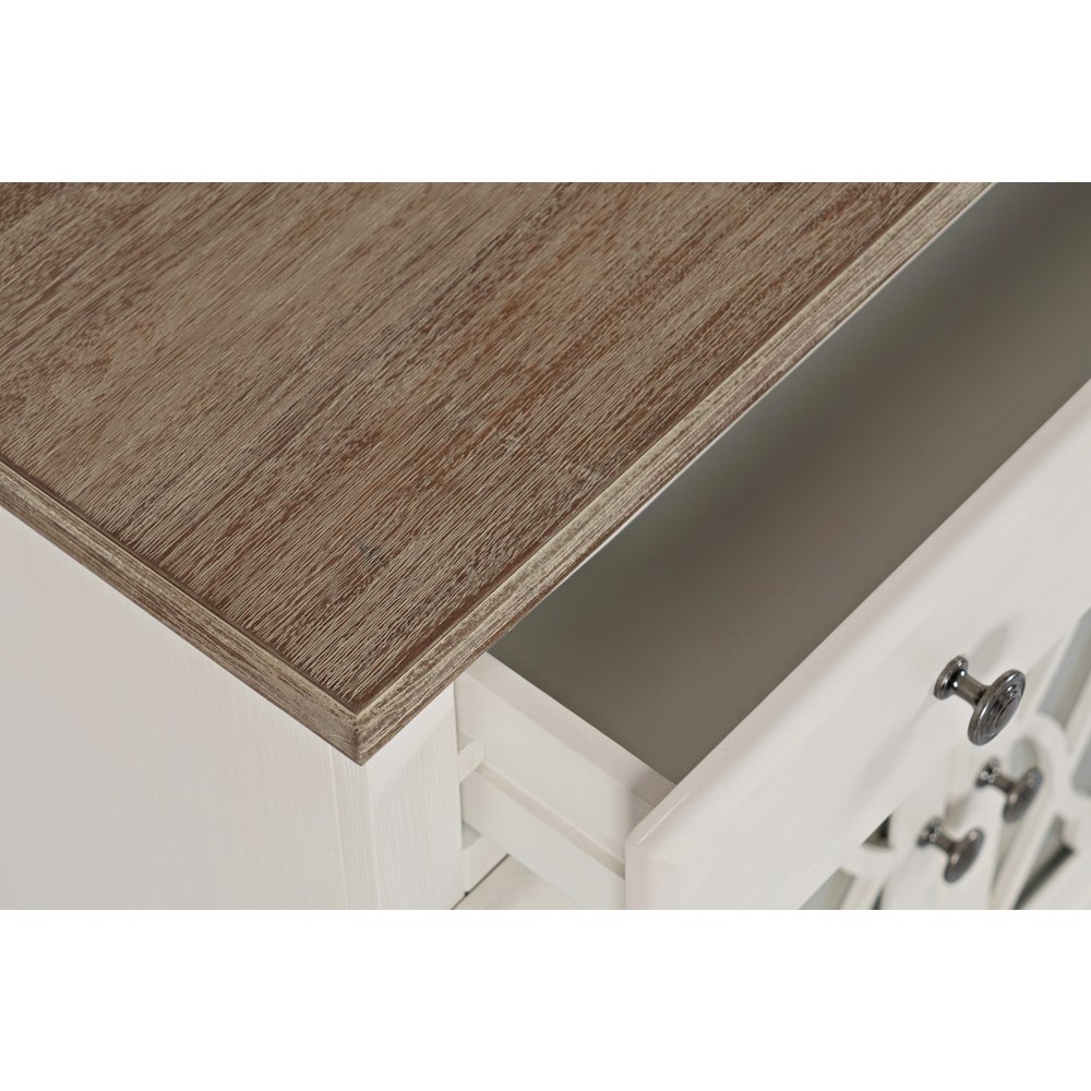 Aurora Hills Country Wire-Brushed 2 Door Accent Chest. Picture 4