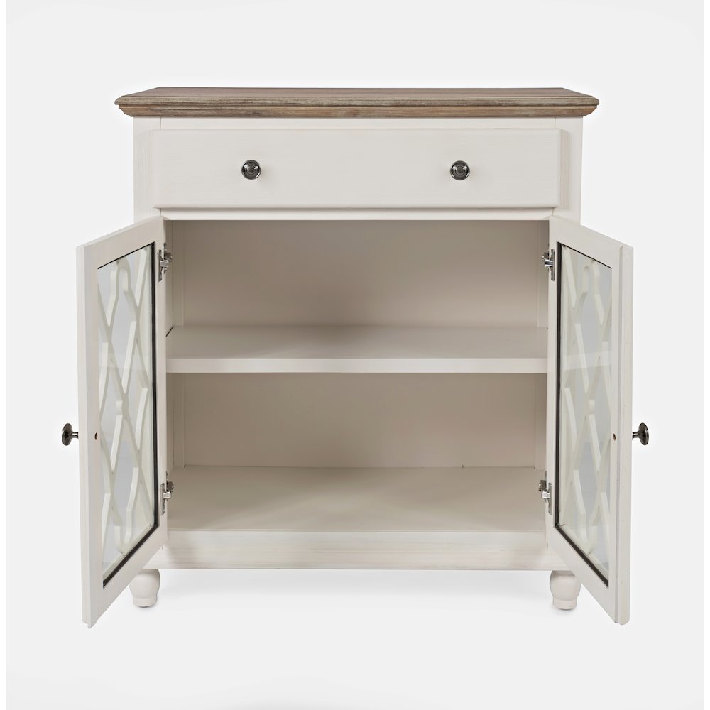 Aurora Hills Country Wire-Brushed 2 Door Accent Chest. Picture 6