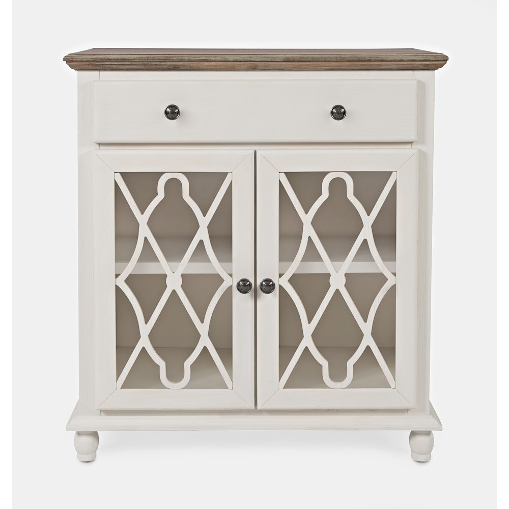Aurora Hills Country Wire-Brushed 2 Door Accent Chest. Picture 1