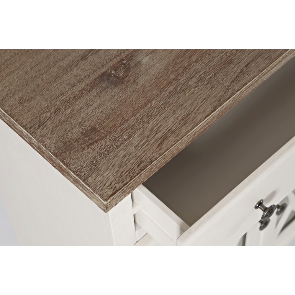 Aurora Hills Country Wire-Brushed 6 Door Accent Chest. Picture 4