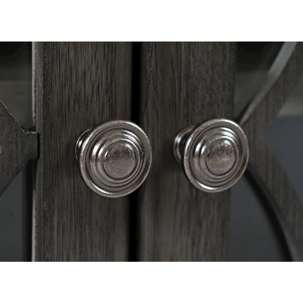 Aurora Hills Country Wire-Brushed 6 Door Accent Chest. Picture 5