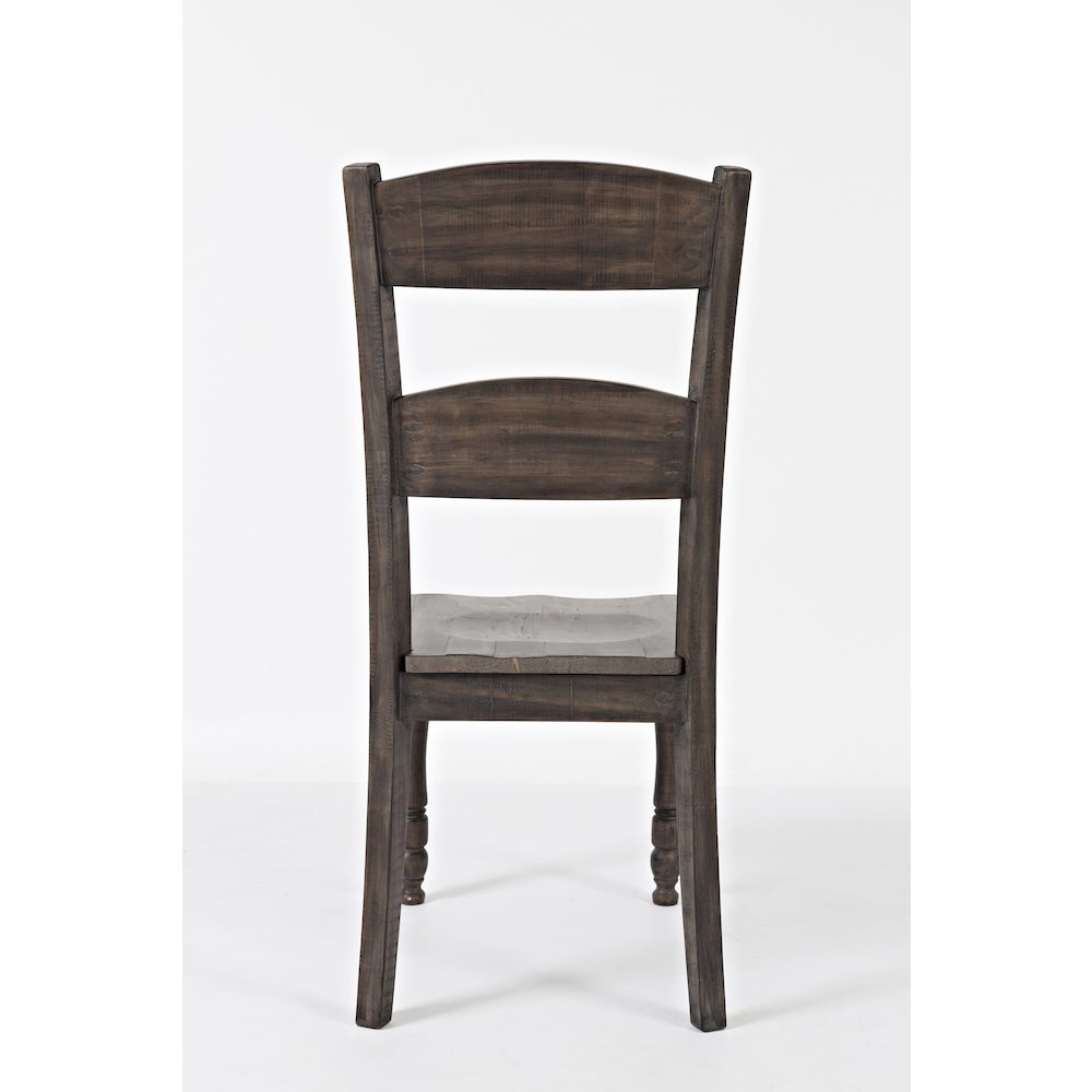 Rustic Reclaimed Pine Farmhouse Ladderback Dining Chair (Set of 2). Picture 6