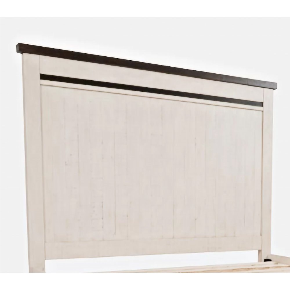 Madison County Rustic Reclaimed Pine Farmhouse King Panel Headboard. Picture 1