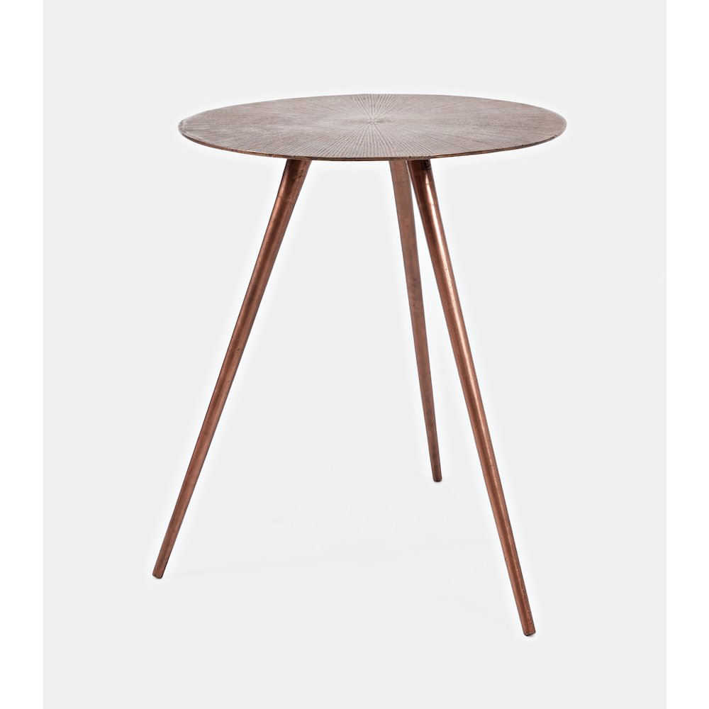 Solid Metal Round End Table Set - Nesting Accent Tables in Black, Gold(Set of 3). Picture 10