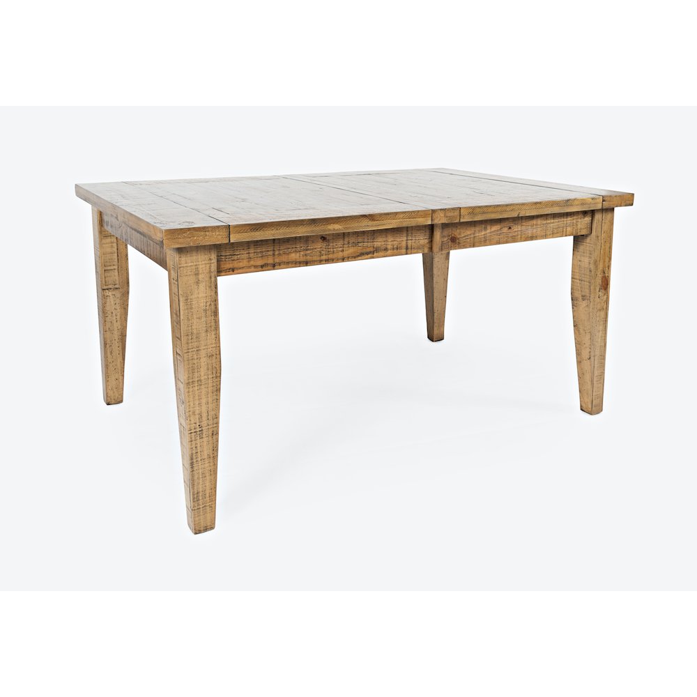 Telluride Rustic Farmhouse Solid Wood 78" Six-Piece Dining Set with Bench. Picture 3