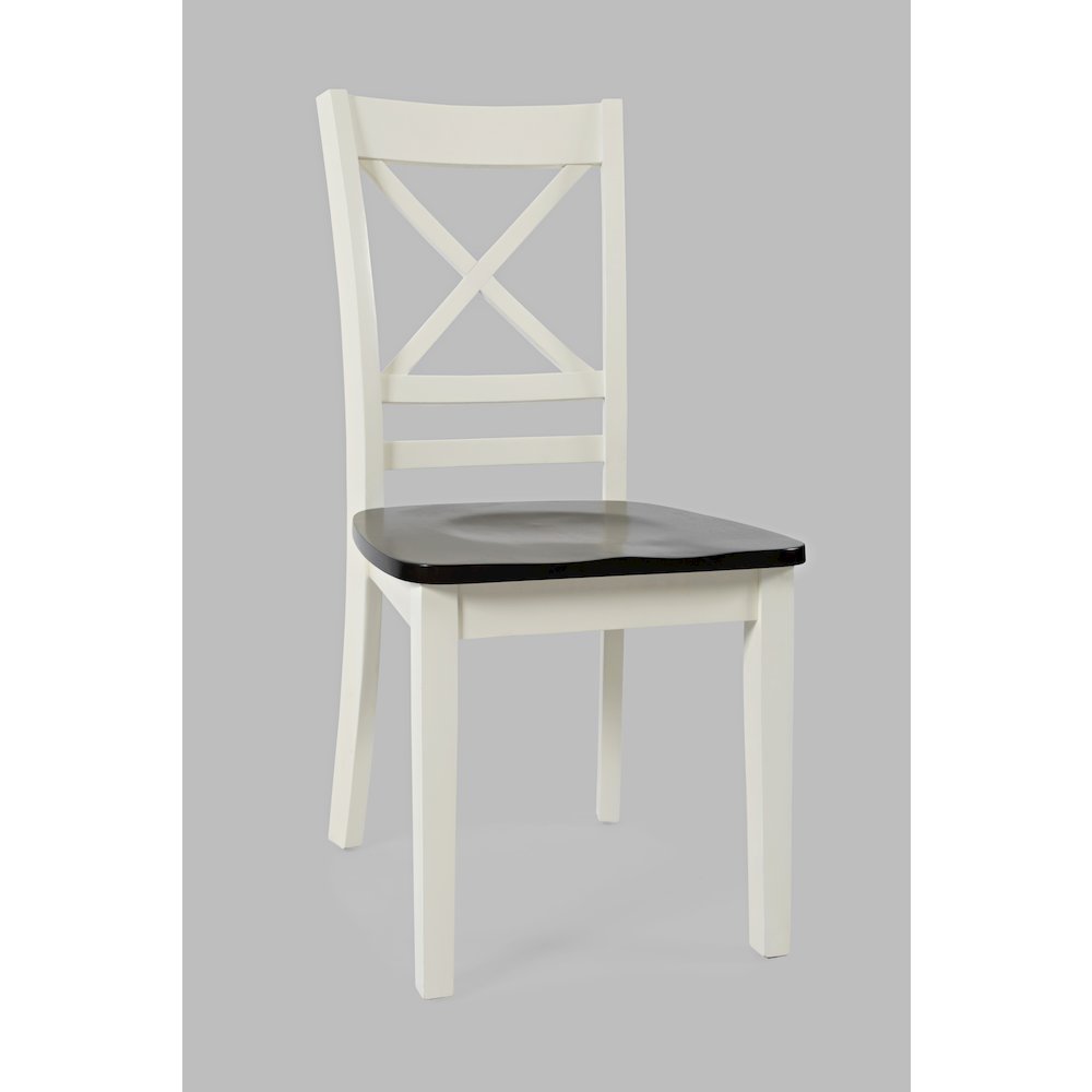 Asbury Park Solid Wood Farmhouse Cross-Back Dining Chair (Set of 2). Picture 3