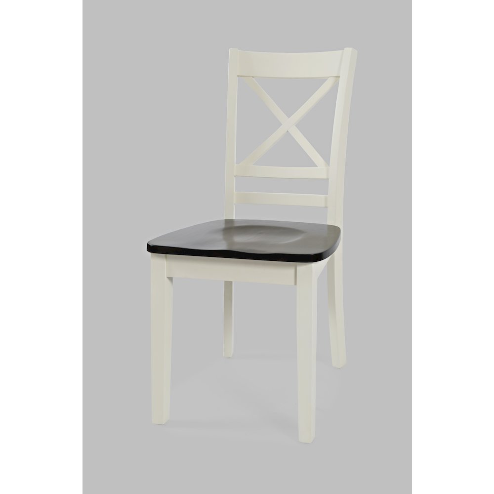 Asbury Park Solid Wood Farmhouse Cross-Back Dining Chair (Set of 2). Picture 2