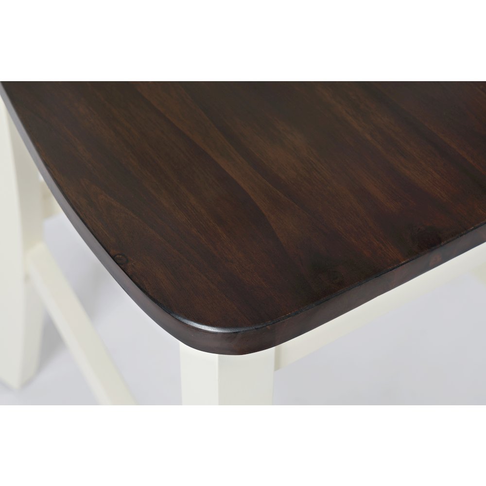Asbury Park Solid Acacia Farmhouse X Back Stool (Set of 2). Picture 4