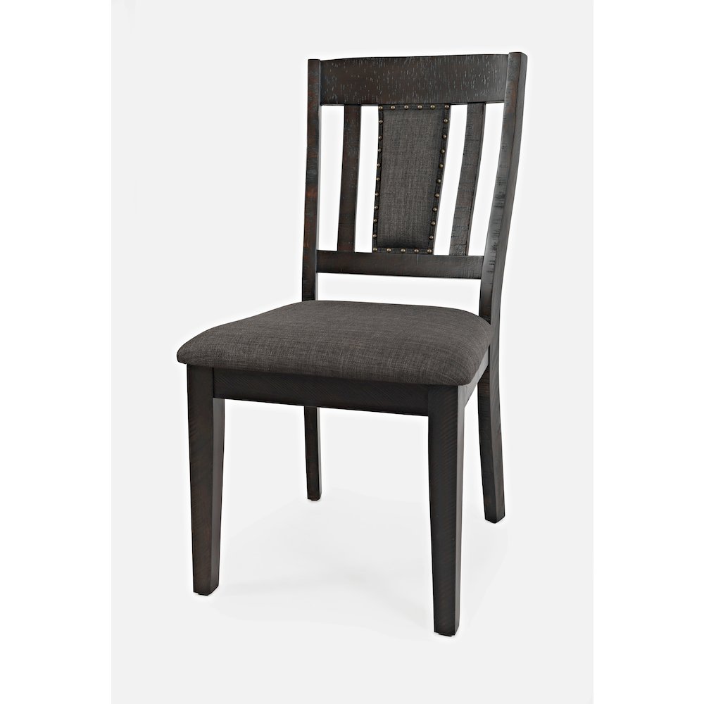 American Rustics Upholstered Slatback Dining Chair with Nailhead Trim (Set of 2). Picture 10