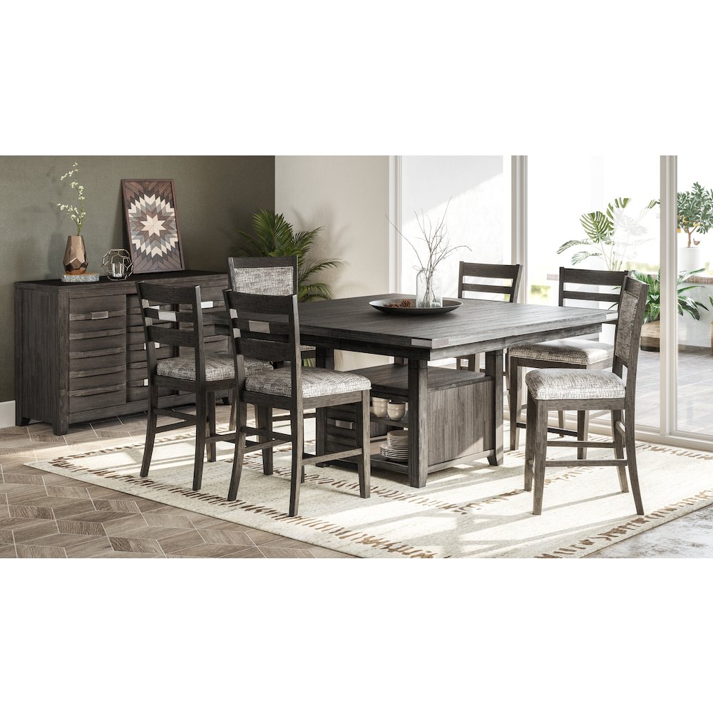 Altamonte Contemporary Upholstered Counter Stool. Picture 8