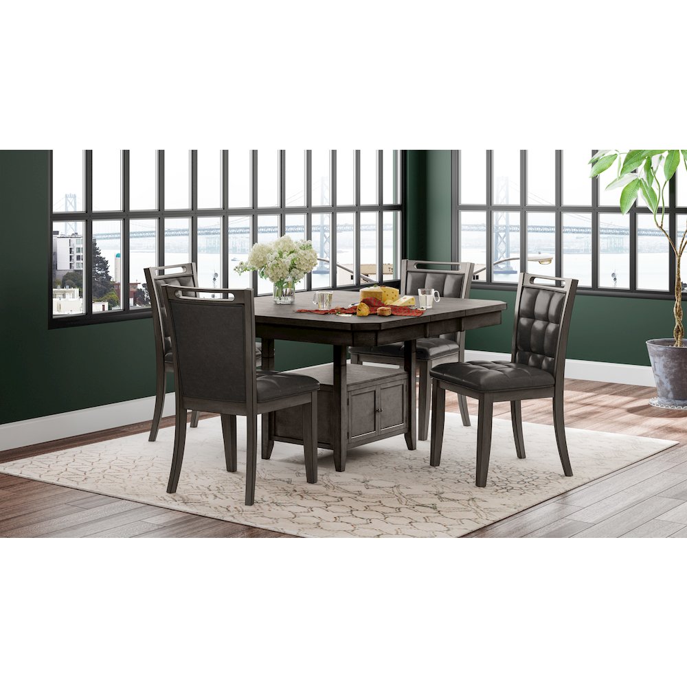 Manchester Contemporary Upholstered Dining Chair (Set of 2). Picture 2