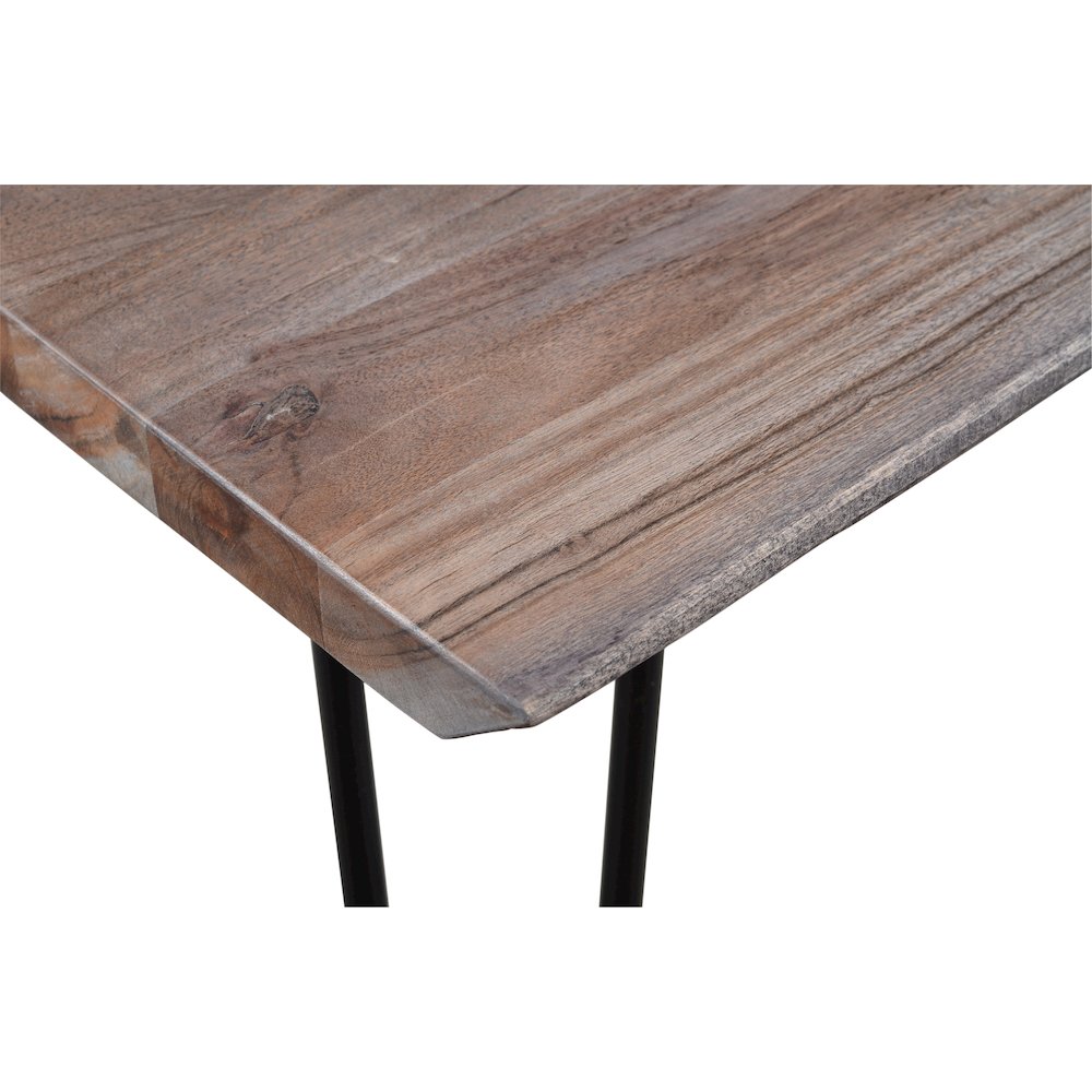 60" Seven Piece Modern Dining Set. Picture 3