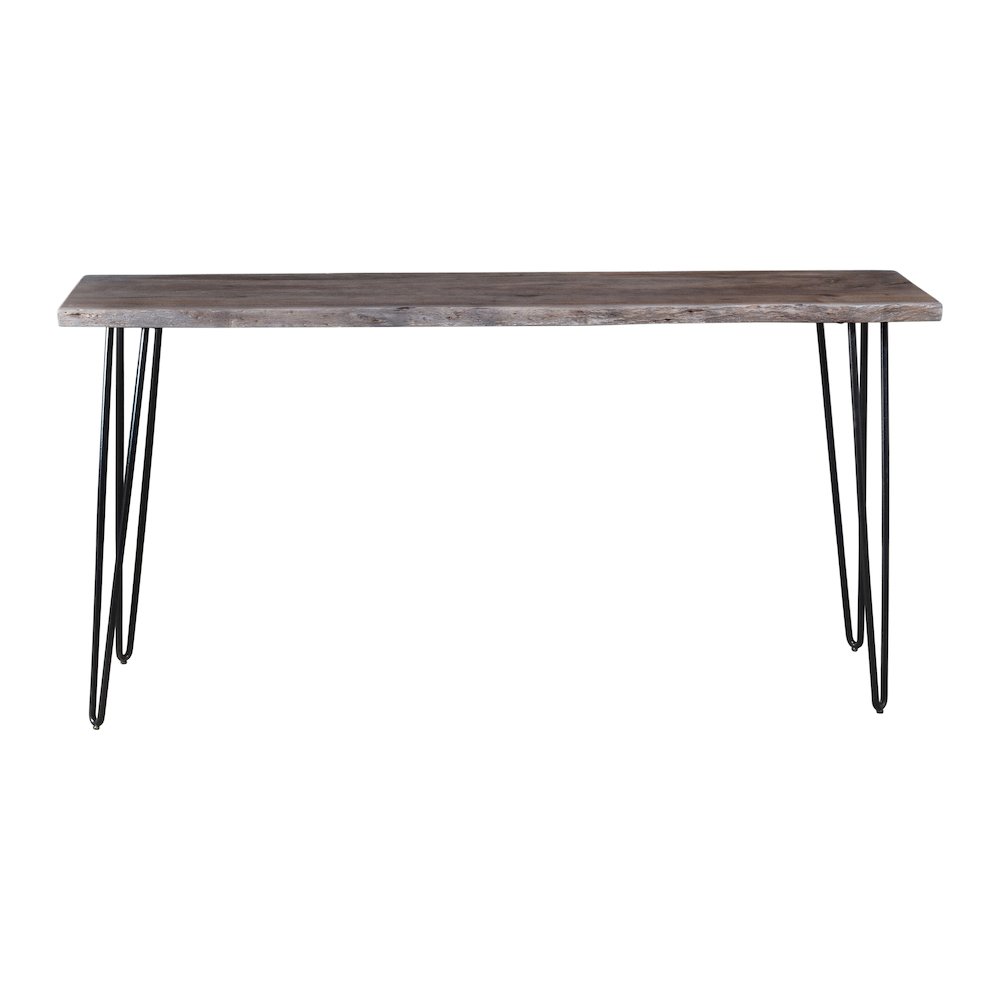 Nature's Edge Solid Acacia Four Piece 72" Counter Height Dining Set. Picture 9