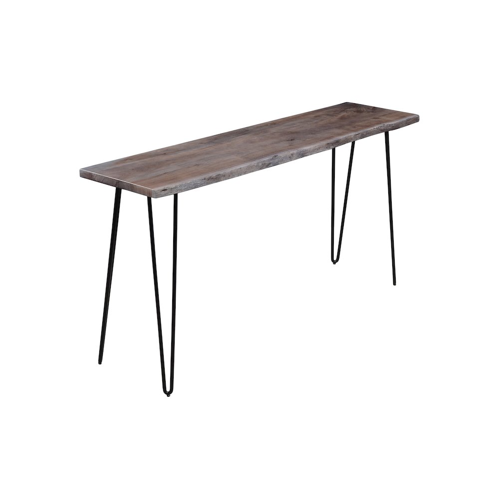 Nature's Edge Solid Acacia Four Piece 72" Counter Height Dining Set. Picture 5
