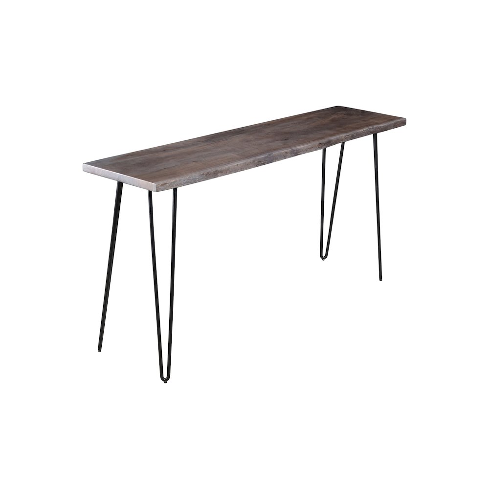 Nature's Edge Solid Acacia Four Piece 72" Counter Height Dining Set. Picture 10