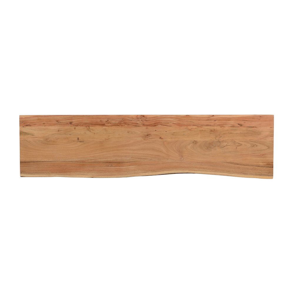 Nature's Edge Solid Acacia Four Piece 72" Counter Height Dining Set. Picture 7