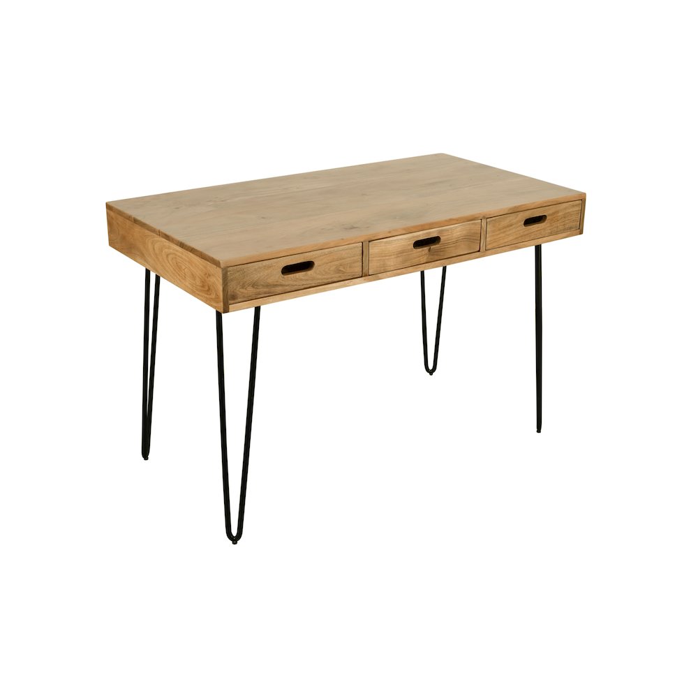Rollins 52" Solid Hardwood Modern Counter Dining Table with Storage. Picture 11