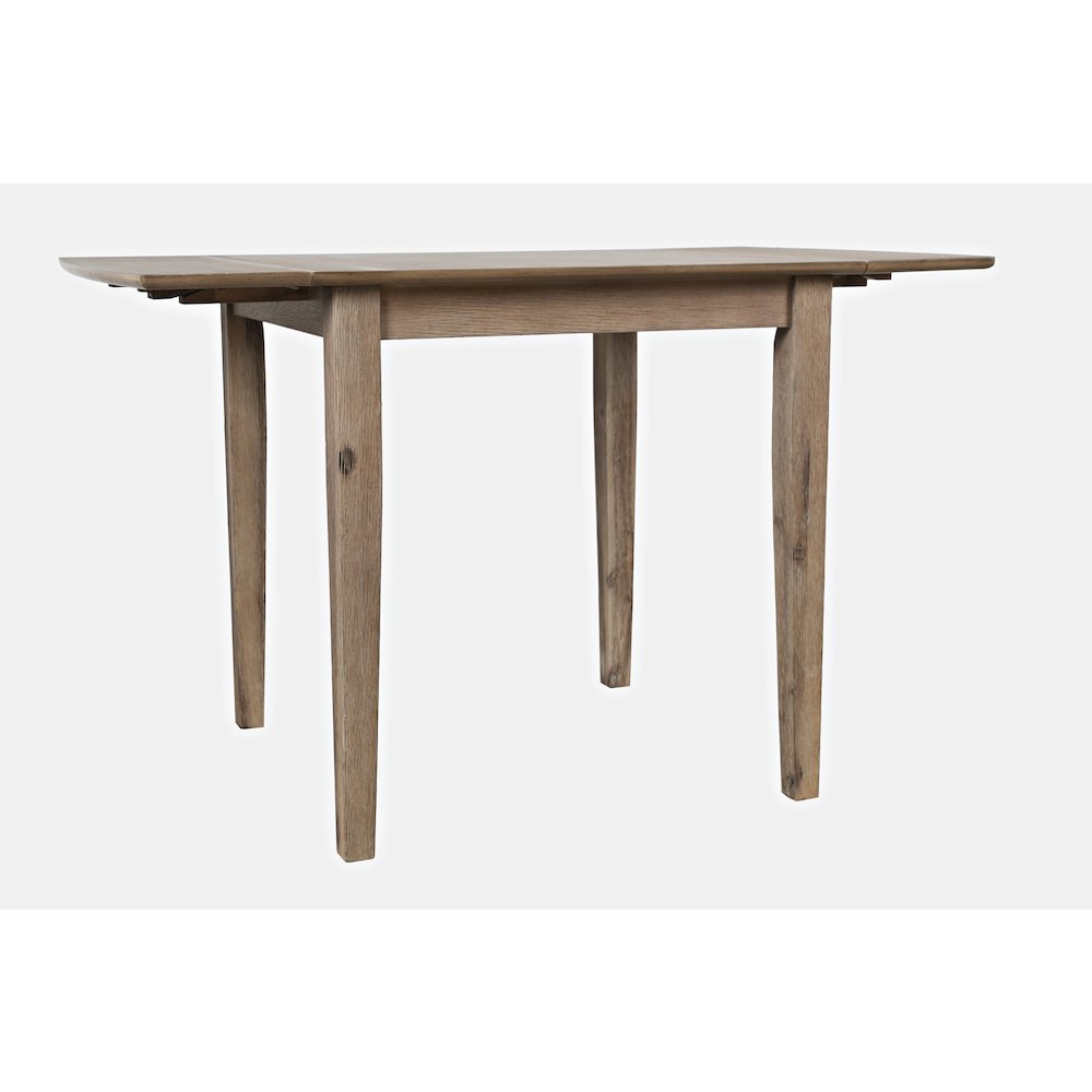Eastern Tides Coastal Wire-Brushed Wood Three Piece Upholstered Dining Set. Picture 4