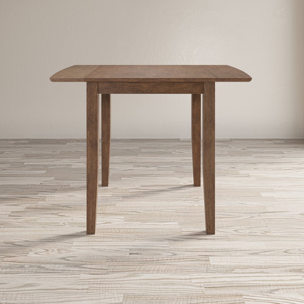 Coastal Wire-Brushed Acacia Three Piece Backless Counter Height Dining Set. Picture 8