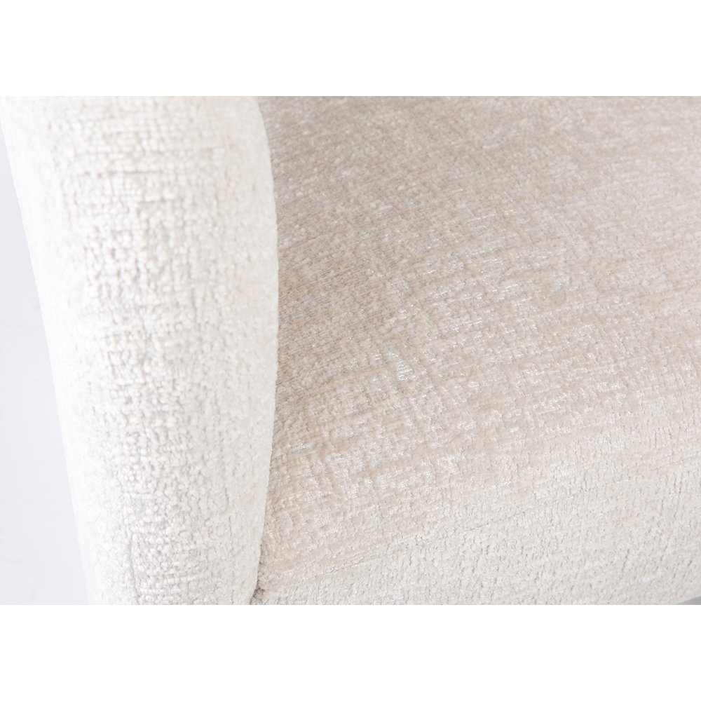 Gwen Modern Luxury Jacquard Fabric Upholstered Sculpture Armchair. Picture 4