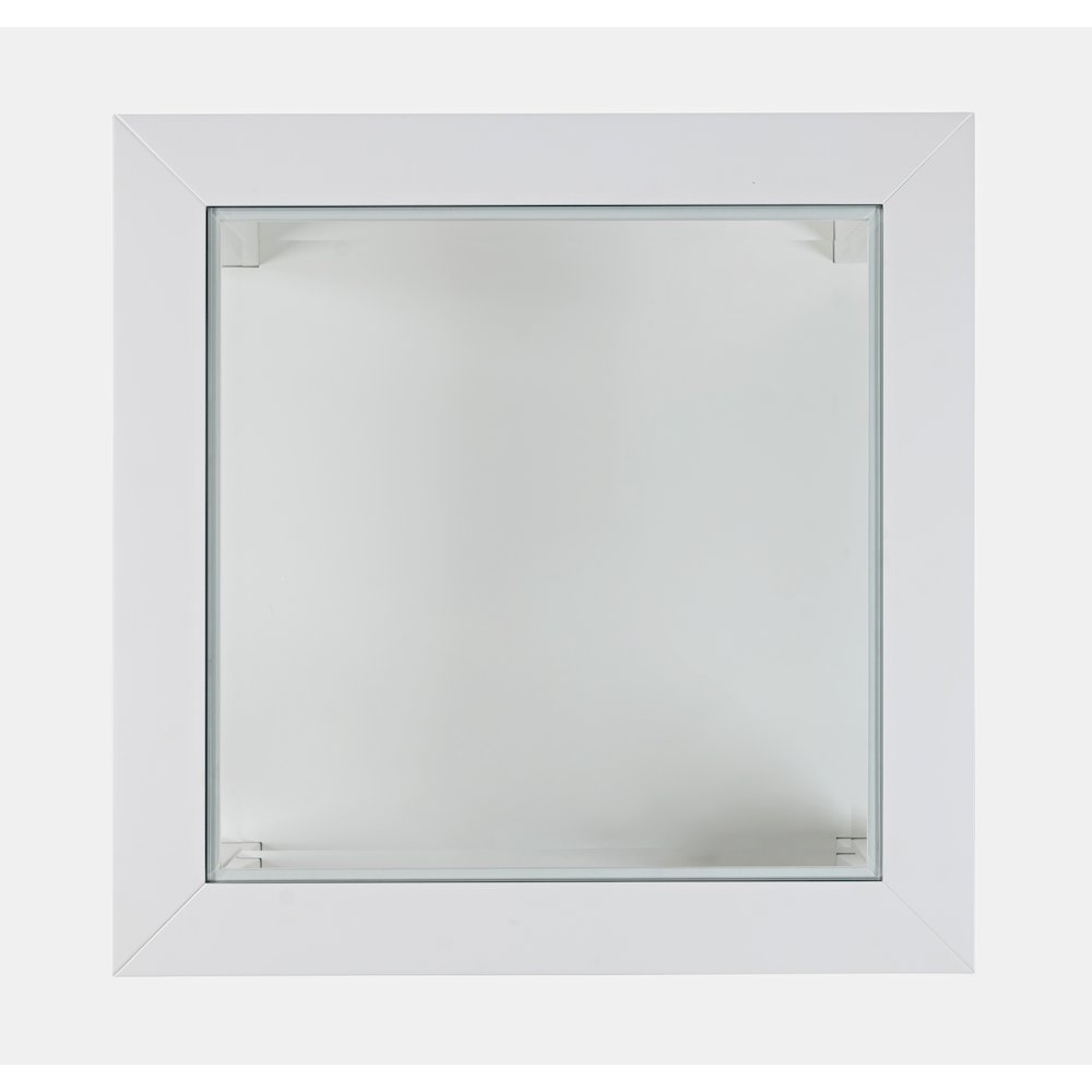Urban Icon Contemporary Glass Inlay End Table with Storage. Picture 5