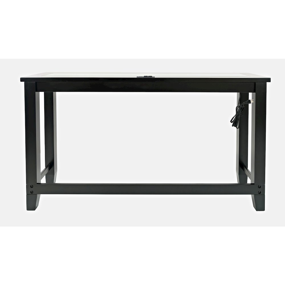 Contemporary 4 Piece Counter Height 66" Dining Table Set with USB Charging. Picture 7