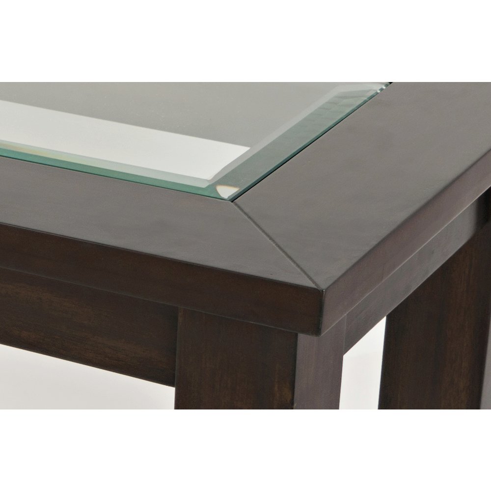 Contemporary 4 Piece Counter Height 66" Dining Table Set with USB Charging. Picture 3