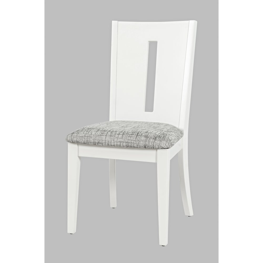 Urban Icon Contemporary Slotback Upholstered Dining Chair (Set of 2). Picture 3