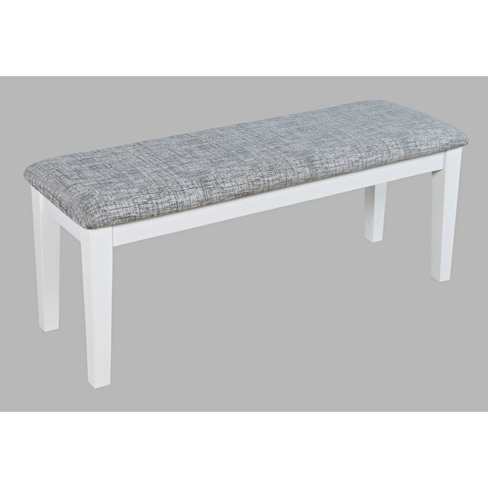 Urban Icon Contemporary 45" Upholstered Dining Bench. Picture 2