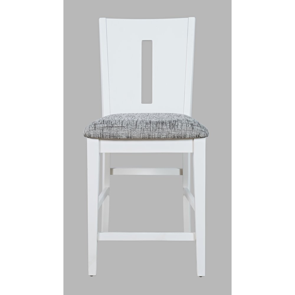 Urban Icon Contemporary Slotback Upholstered Counter Stool (Set of 2). Picture 3