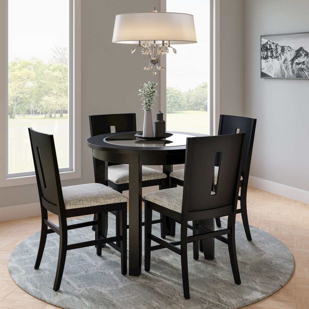 Urban Icon Contemporary Slotback Upholstered Counter Stool (Set of 2). Picture 7