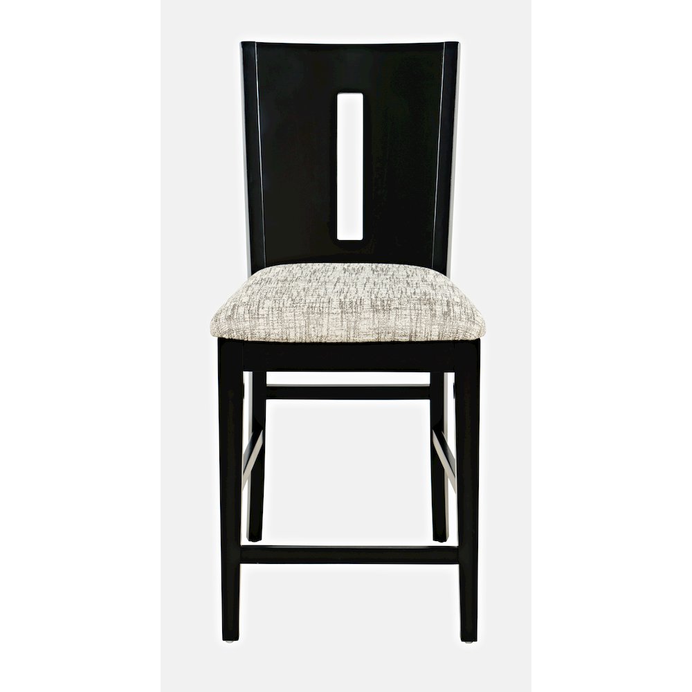 Urban Icon Contemporary Slotback Upholstered Counter Stool (Set of 2). Picture 2