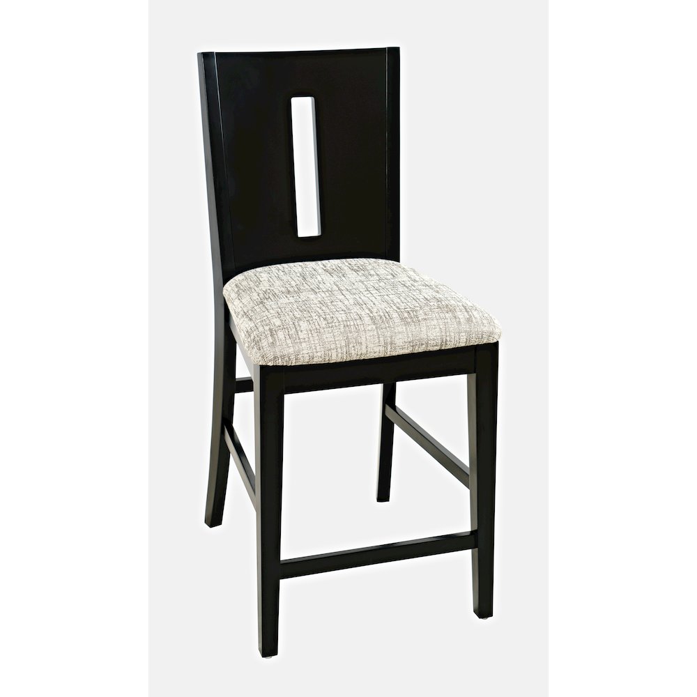 Urban Icon Contemporary Slotback Upholstered Counter Stool (Set of 2). Picture 4