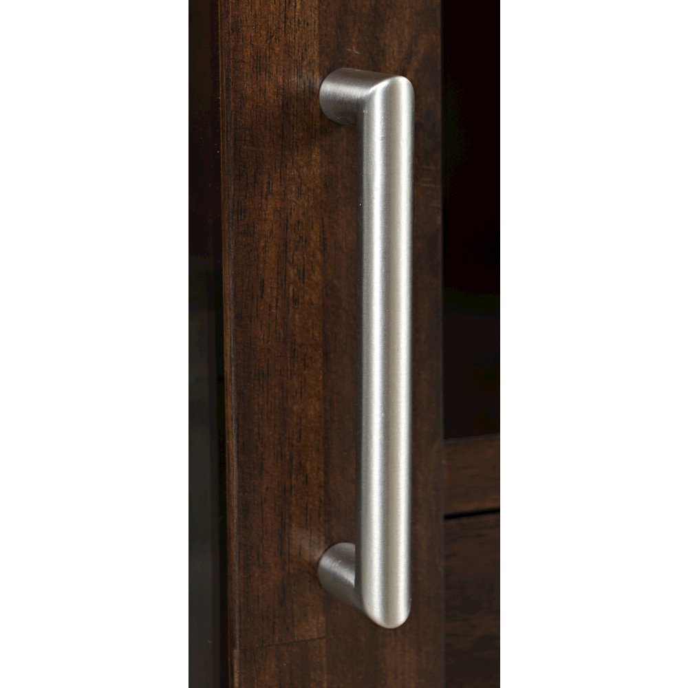 Urban Icon Contemporary 48" Buffet Server with Wine Rack and Stemware Rack. Picture 9