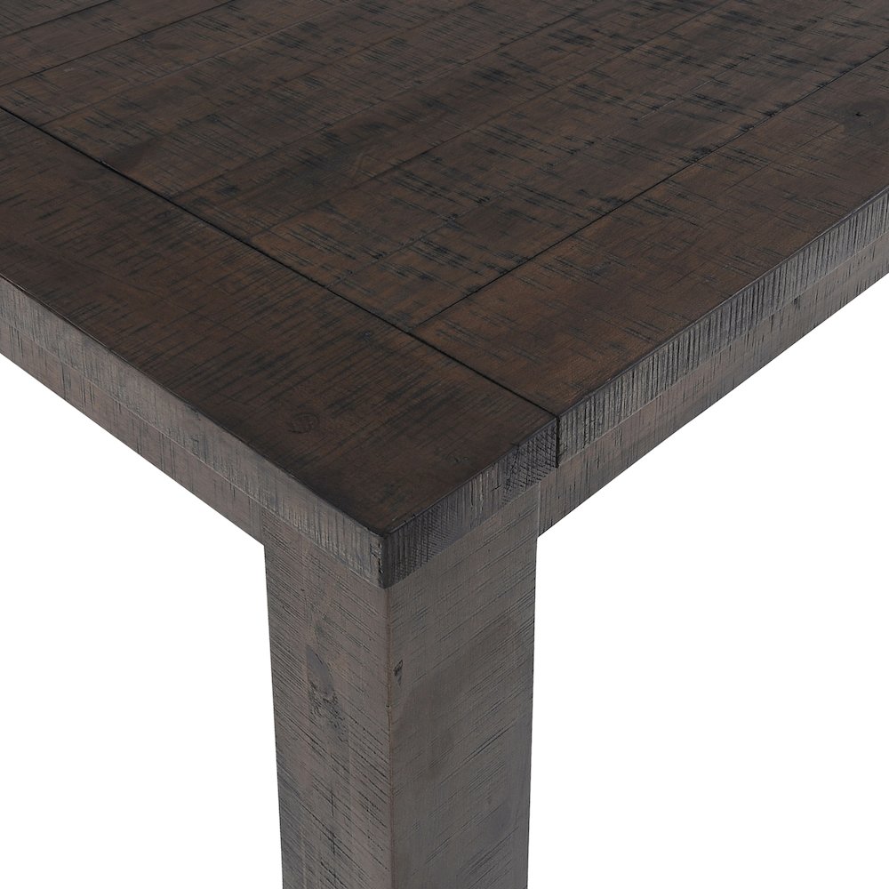 Willow Creek Distressed Solid Wood 78" Extension Dining Table. Picture 4