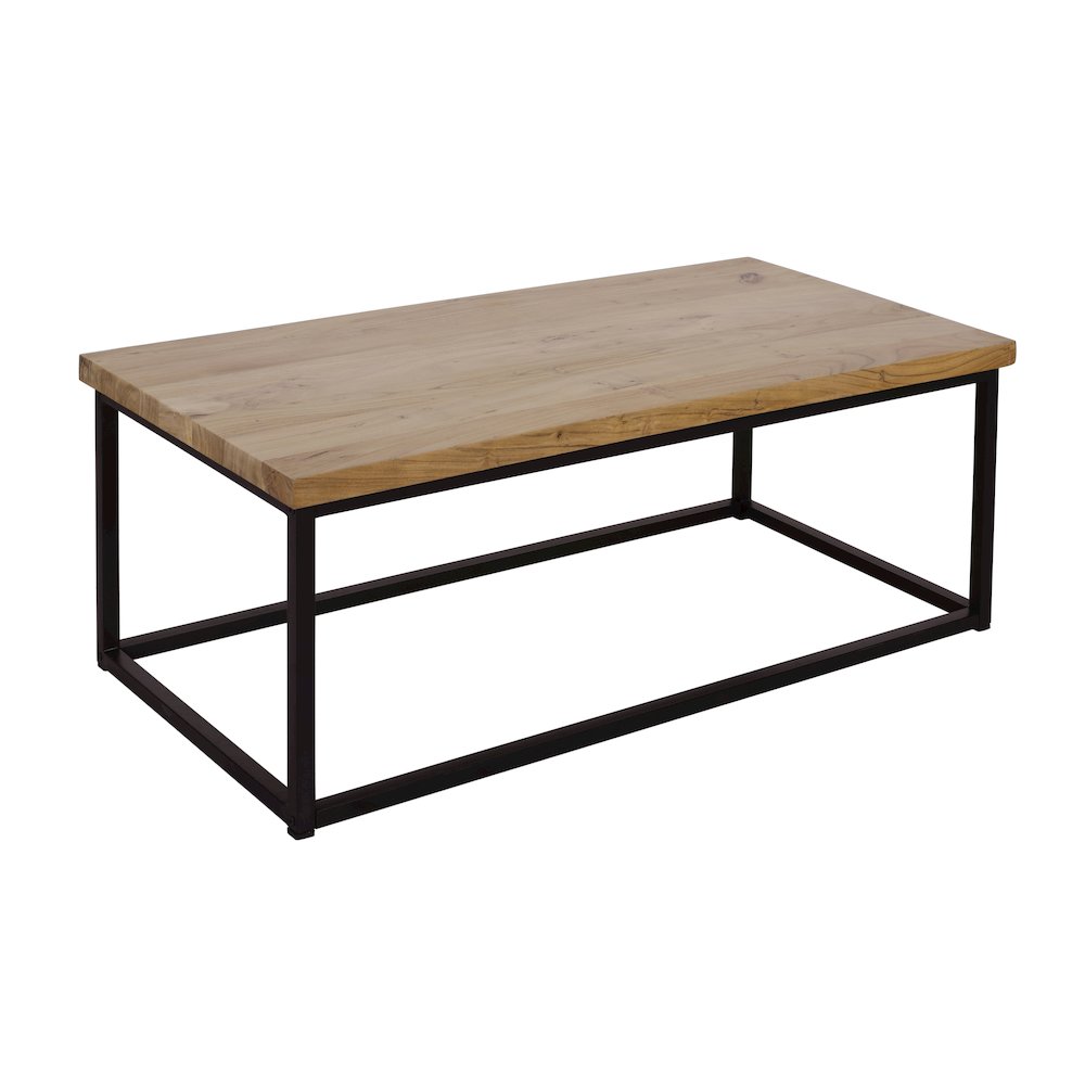 Ames Solid Wood Modern Coffee Table. Picture 2