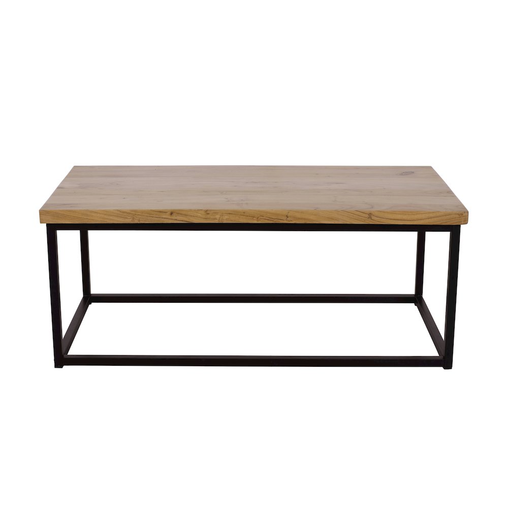 Ames Solid Wood Modern Coffee Table. Picture 1